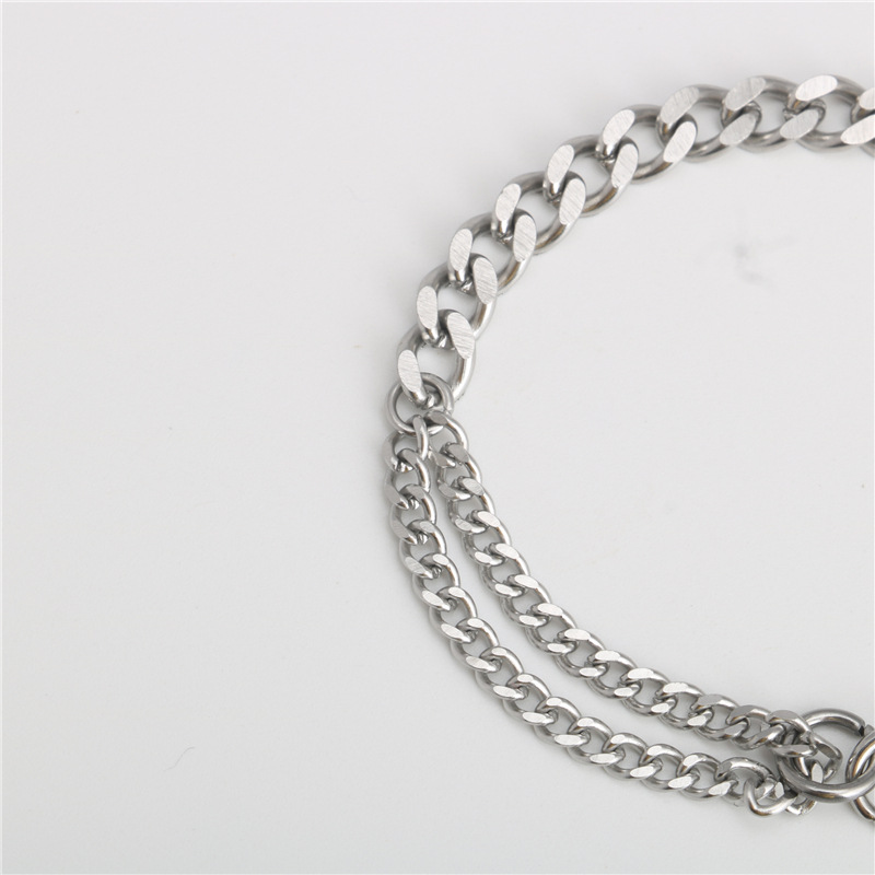 Vòng tay titan không gỉ unisex