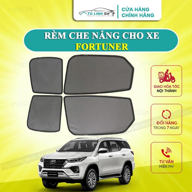 Hình ảnh Rèm che nắng nam châm cho xe Toyota Fortuner, bộ 4 tấm cho 4 cửa, hàng loại 1 cao cấp nhất, vừa khít kính