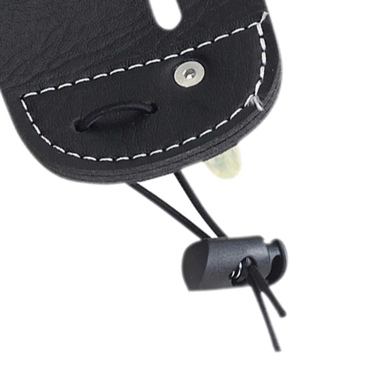 Finger Tab, Leather Finger Guard Protective Gear, Right Left Handed Bowstring Saver