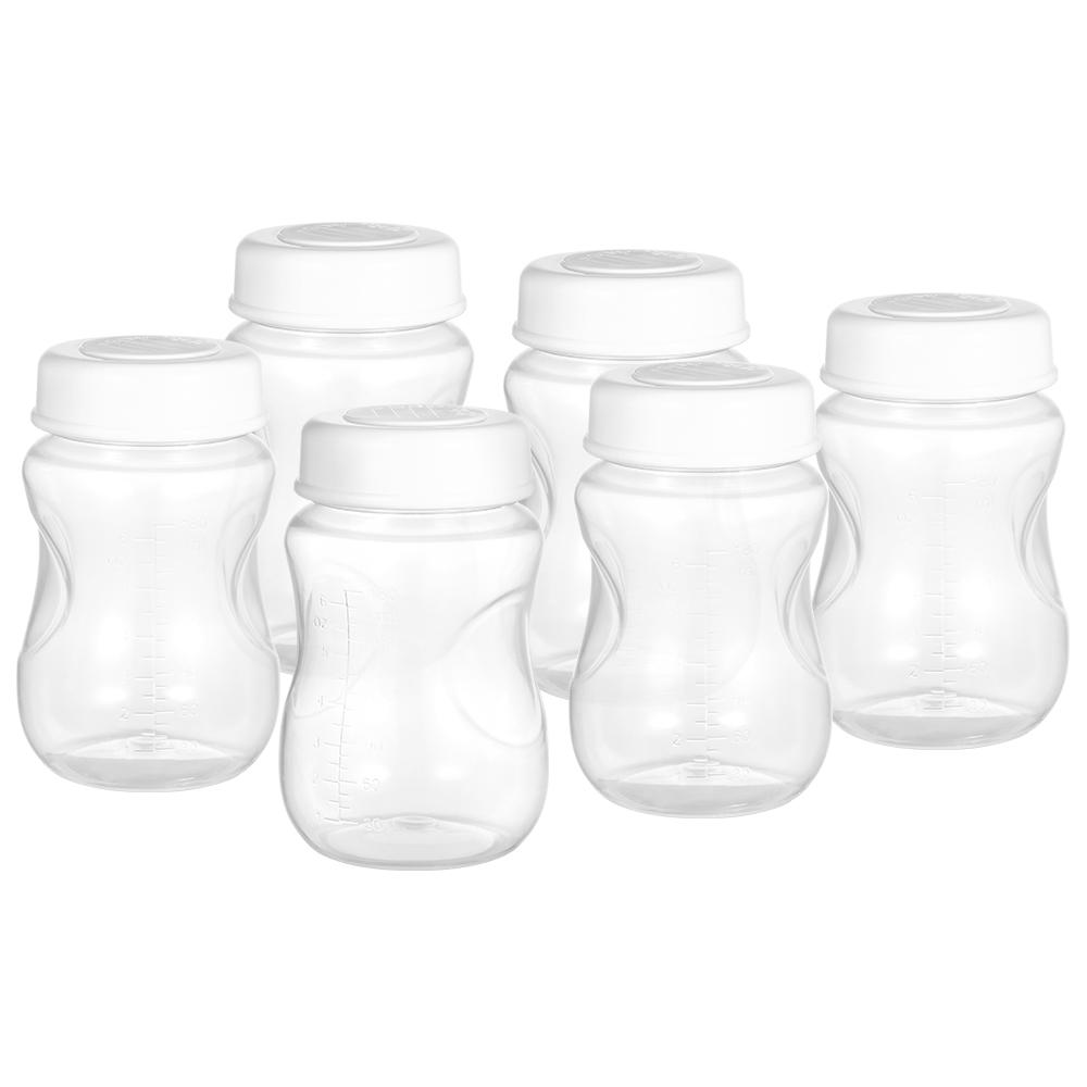 8 bình sữa mẹ cổ rộng nắp chống rò rỉ, không chứa BPA