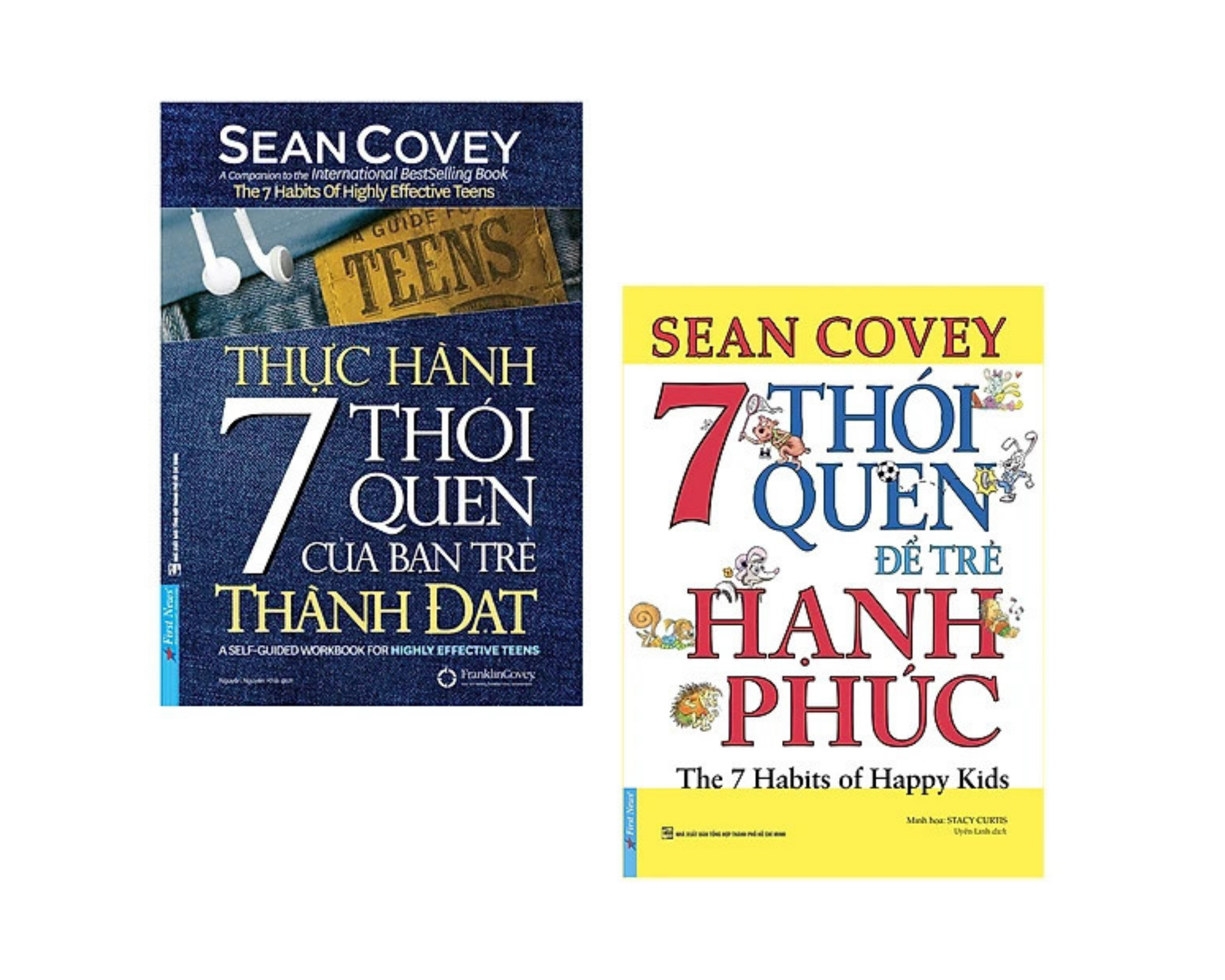 Combo 2Q: Thực Hành 7 Thói Quen Của Bạn Trẻ Thành Đạt + 7 Thói Quen Để Trẻ Hạnh Phúc (Song Ngữ)