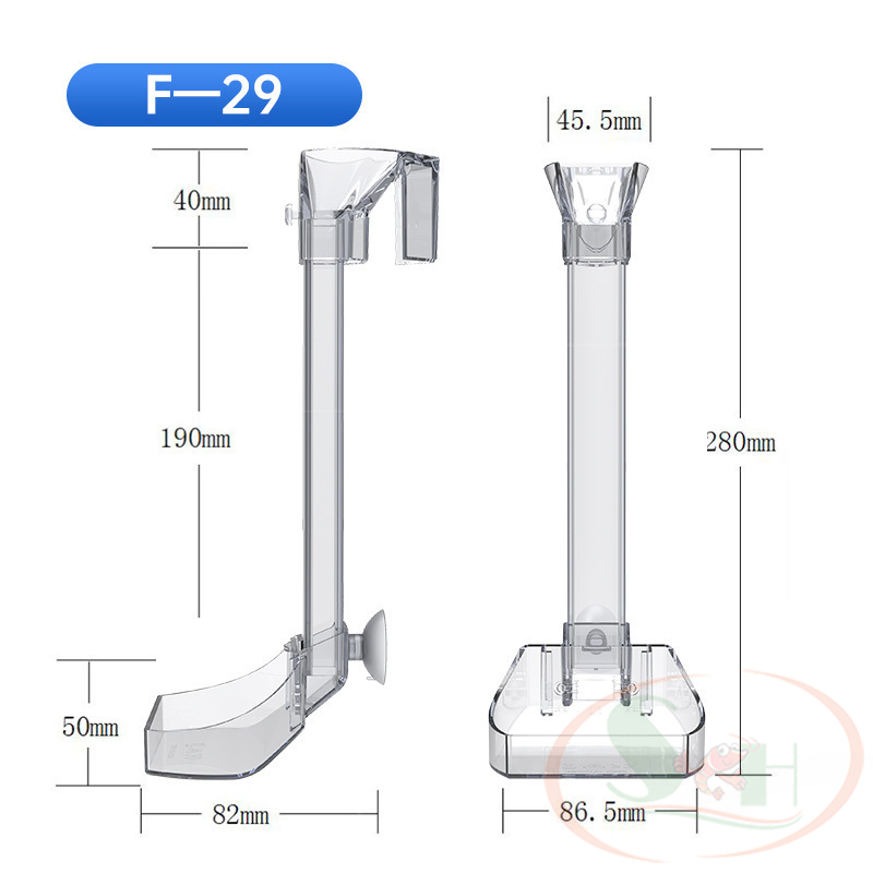 Bộ ống chén Jeneca Feeder hít móc thành hồ dẫn thức ăn cho cá tép cảnh