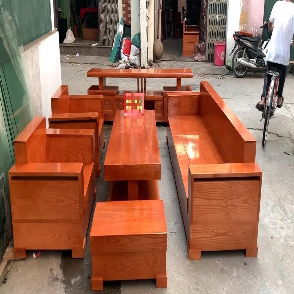 Bộ Bàn Ghế Sofa Đối Gỗ Sồi Nga