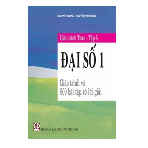 Giáo trình toán tập 5. Đại số 1: giáo trình và 600 bài tập có lời giải