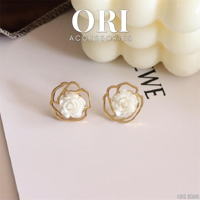 Bông tai nữ Bông hoa hồng Lani xinh xắn thời trang ORI ACCESSORIES B200