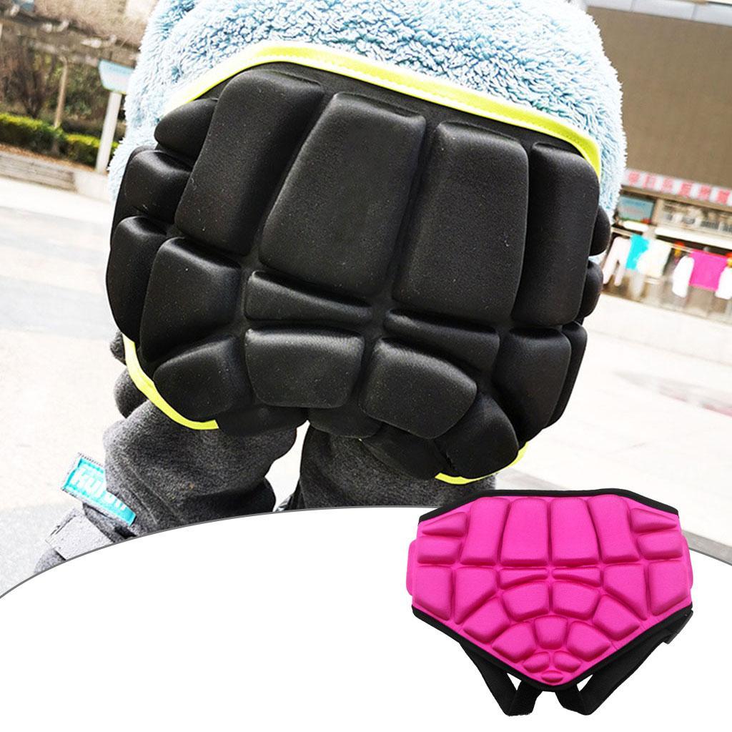 Pad Protection Hip  Guard 3D Padded Pant for Ski Skating Pink