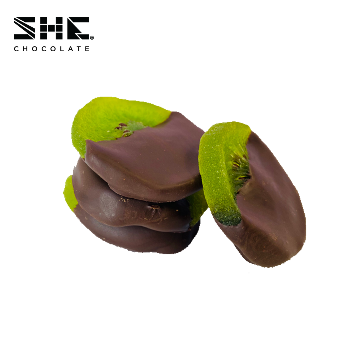 Kiwi nhúng Socola - Túi 500gr - SHE Chocolate - Đa dạng vị giác, tốt cho sức khỏe, bổ sung năng lượng. Quà tặng người thân, dịp lễ, thích hợp ăn vặt