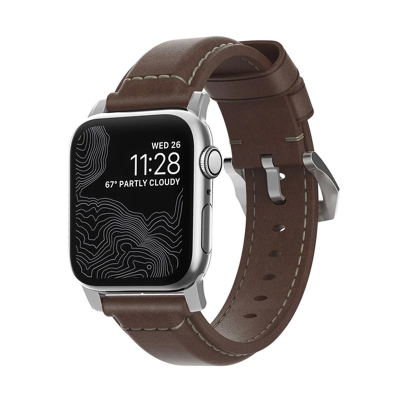 Dây Apple Watch NOMAD Traditional Strap Leather 44mm/42mm - Hàng Nhập Khẩu