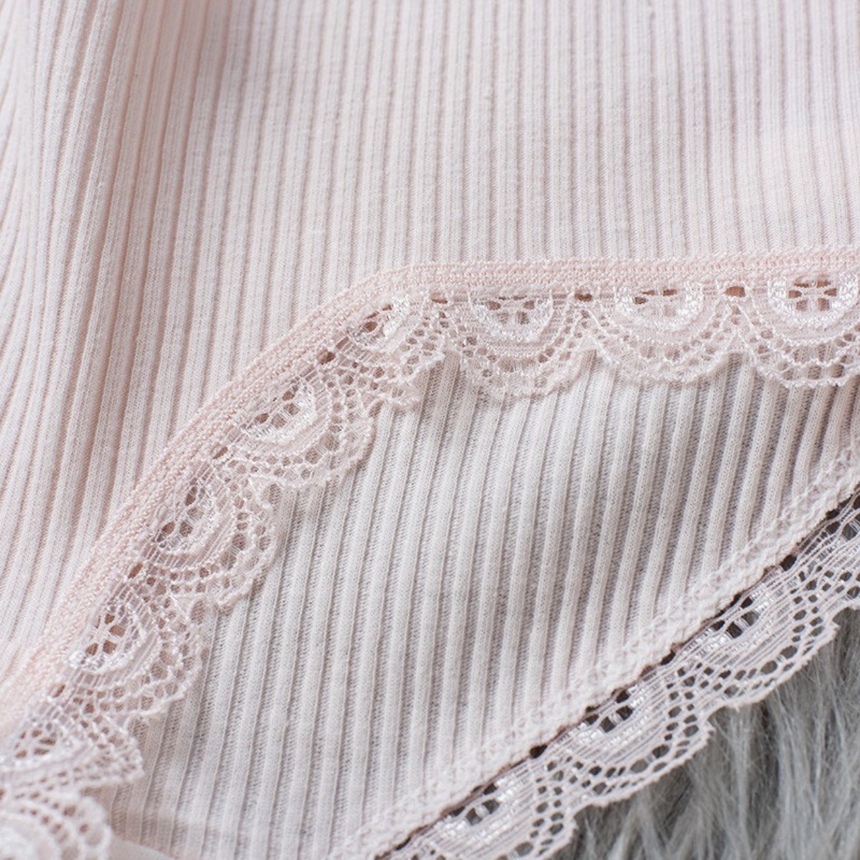 Quần Lót Nữ Cotton Bigsize Viền Ren Kháng Khuẩn D07