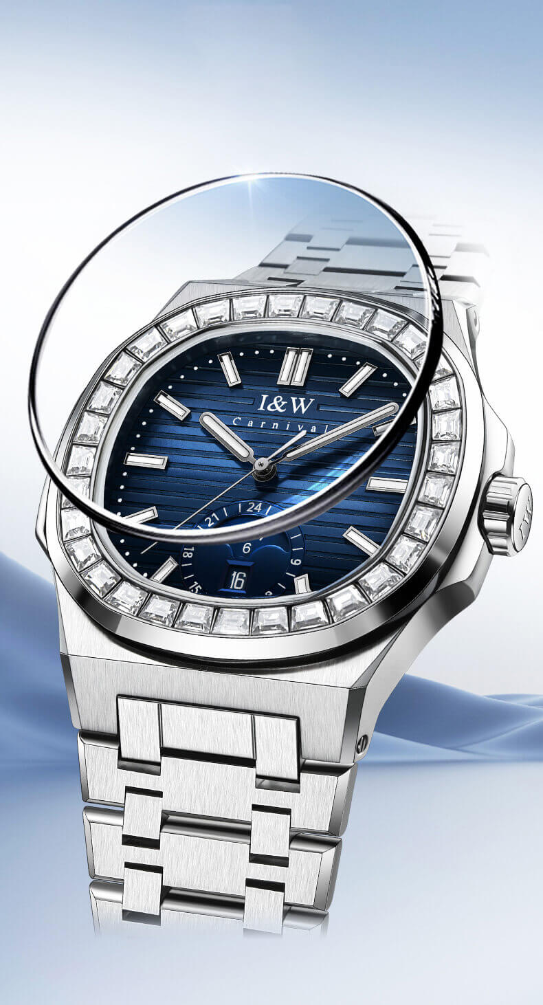 Đồng hồ nam chính hãng IW CARNIVAL IW735G-1 Kính sapphire ,chống xước ,Chống nước 50m ,Bảo hành 24 tháng,Máy cơ ,dây kim loại thép 316L không gỉ, thiết kế đơn giản dễ đeo
