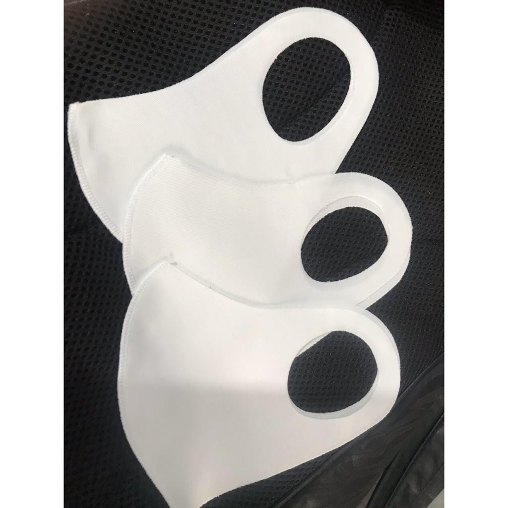 5 khẩu trang vải thun 3d trơn thoáng khí