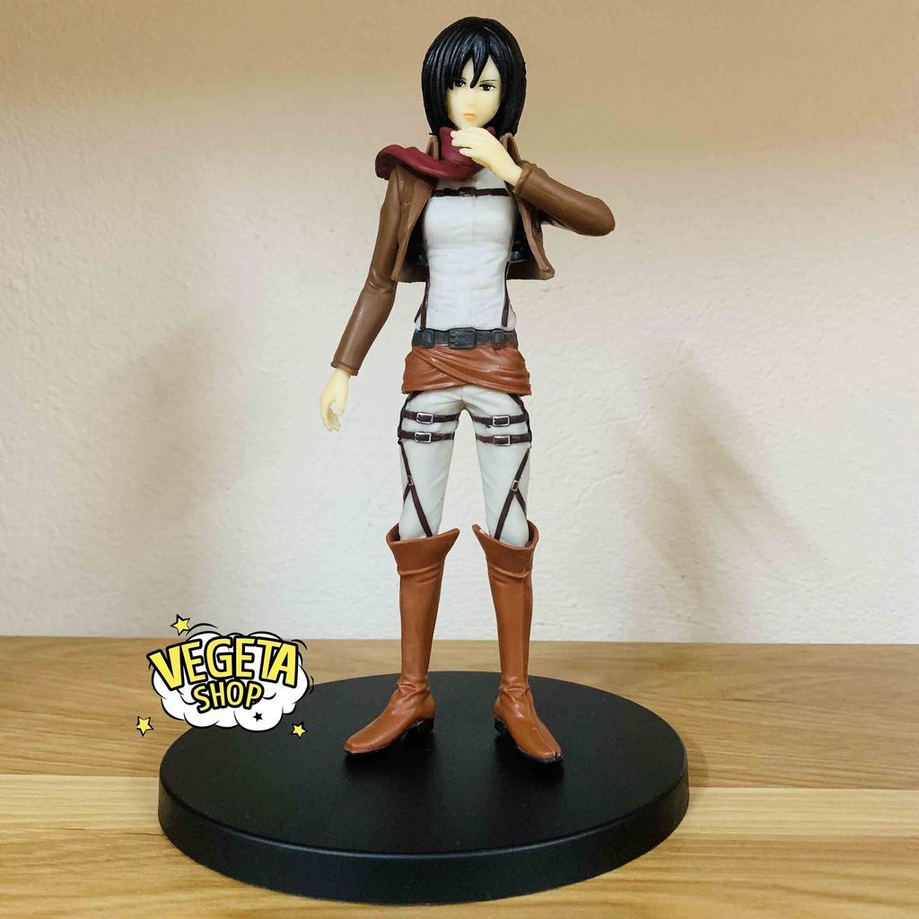 Mô hình Attack On Titan - Mikasa Ackerman - Mikasa trong trang phục Trinh sát binh đoàn - Fullbox 16cm - Đại chiến titan