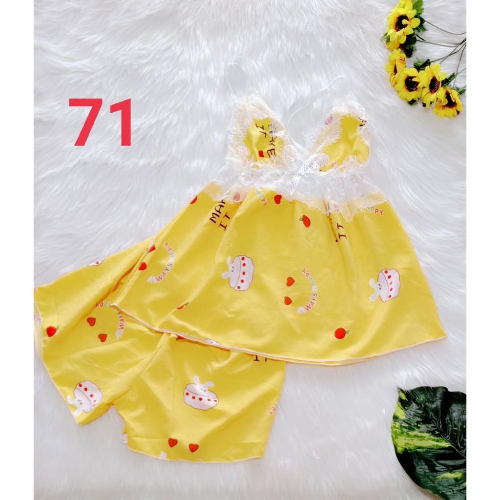 Đồ ngủ 2 dây mềm mịn thoải mái, ẢNH THẬT