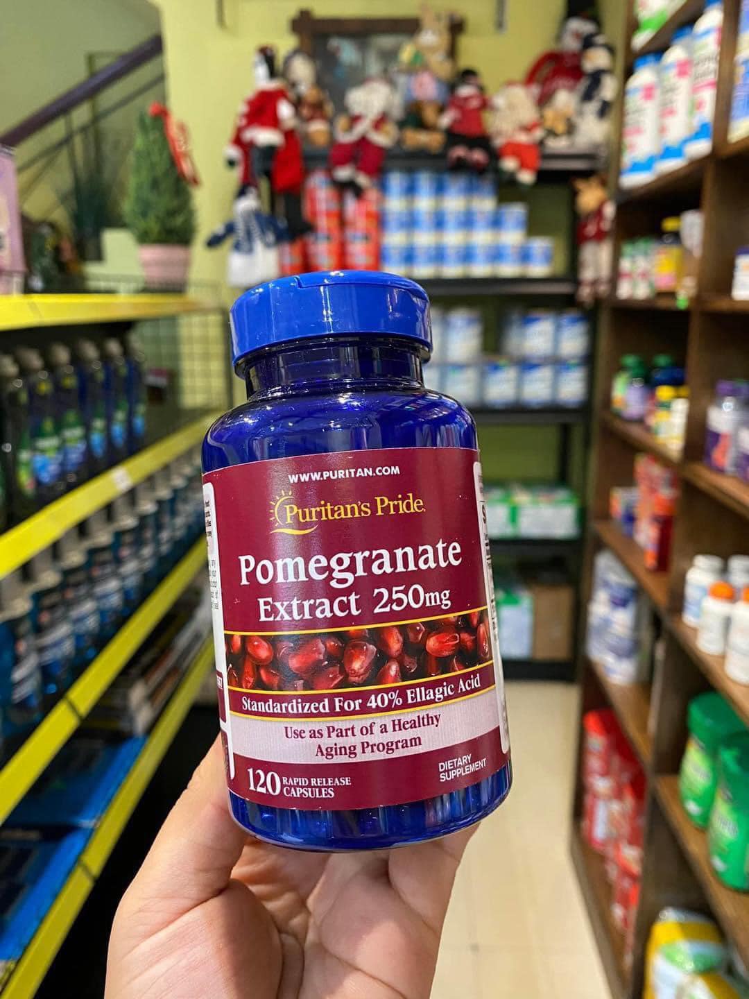 Viên Chống Nắng ngừa nám Pomegranate Extract 250Mg 120 Viên