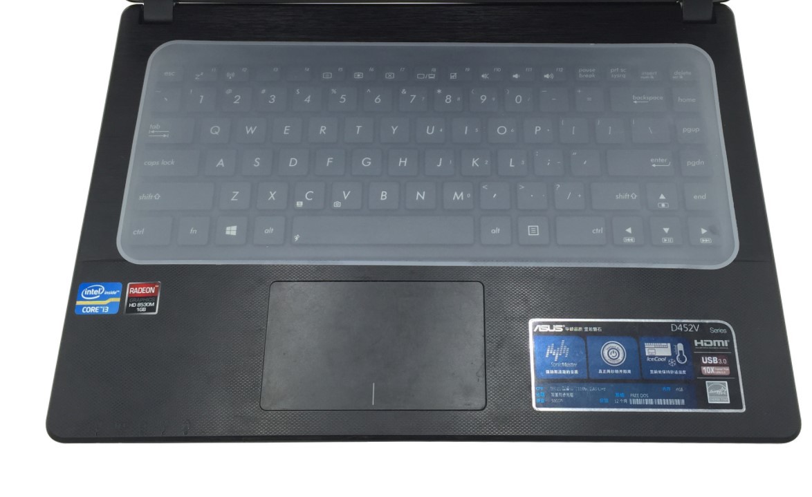 Combo 2 màng phủ bảo vệ bàn phím laptop chống bụi GROFA hàng nhập khẩu