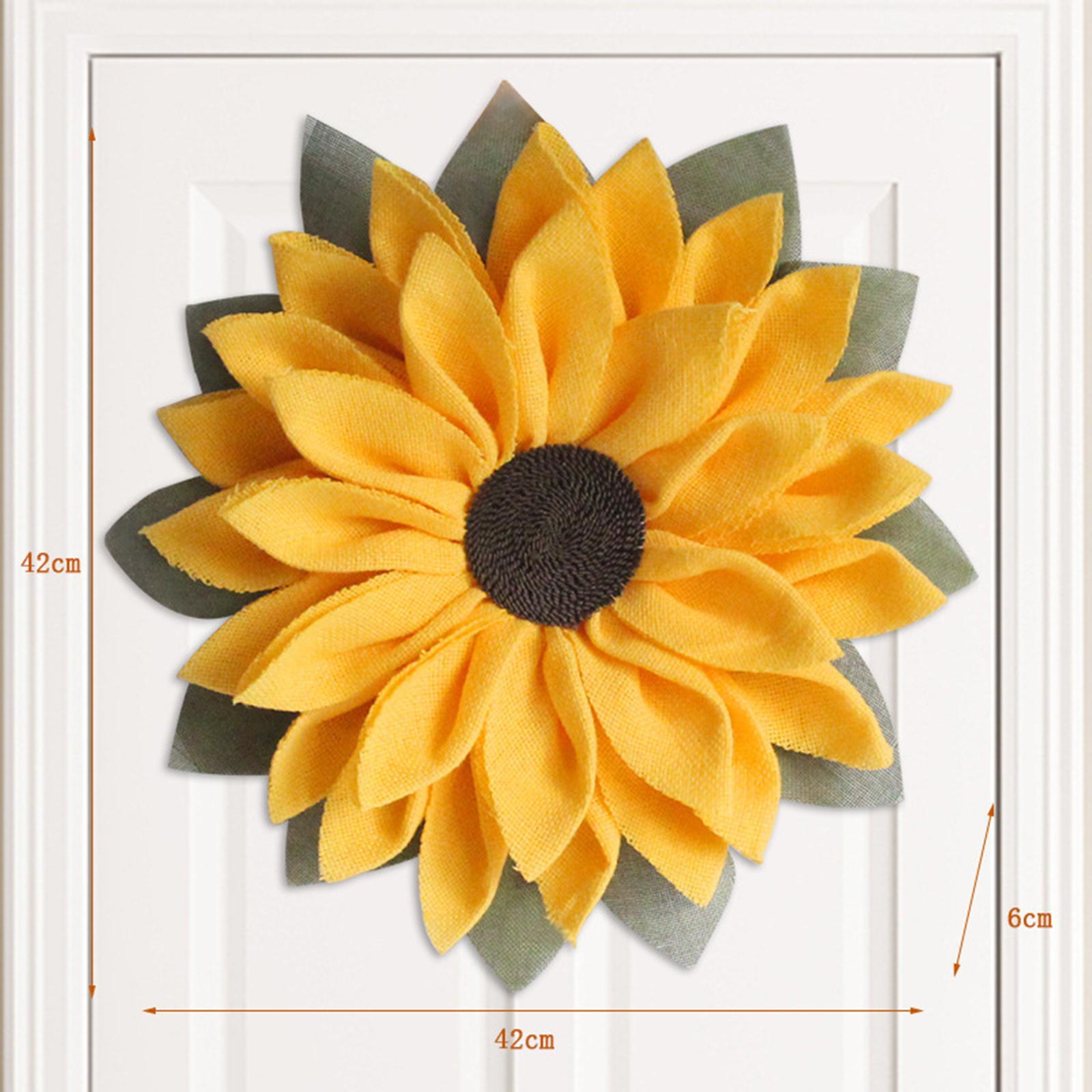 Wreath Front Door Garland Artificial Flower Wreaths for Yard Outdoor