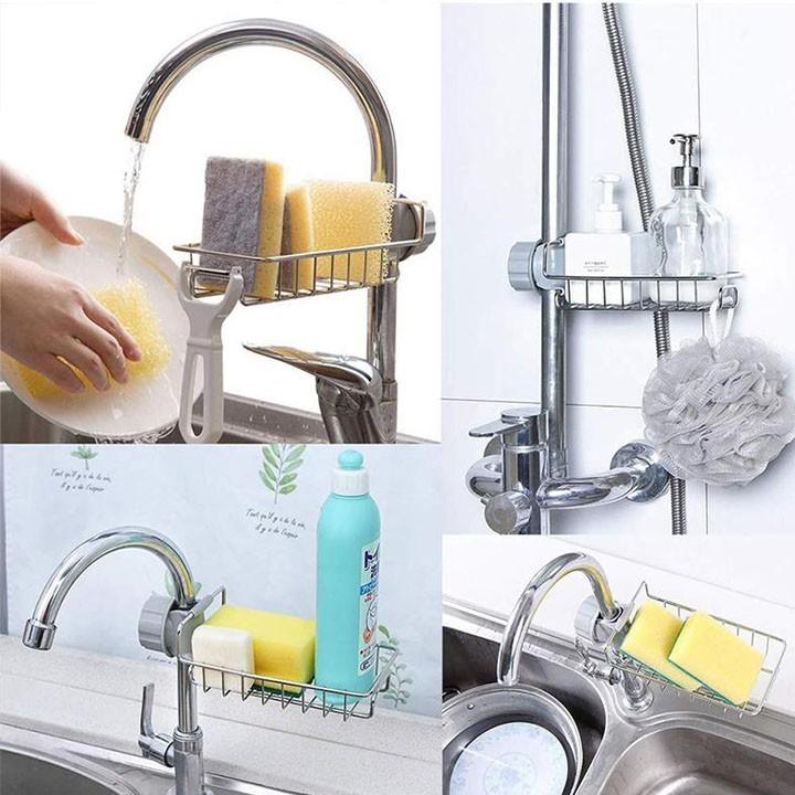 Kệ Để Đồ Rửa Chén Cạnh Vòi Rửa