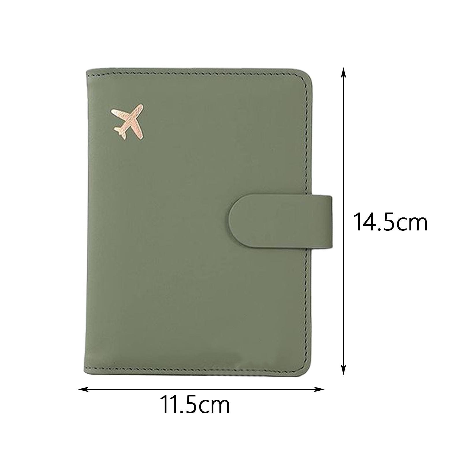 Cover ID Card Holder Document Pouch Card Holder for Green