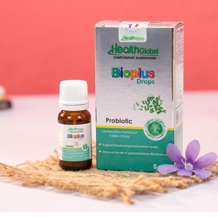 Men vi sinh BIOPLUS DROPS HealthGlobal cân bằng hệ vi sinh đường ruột cho bé