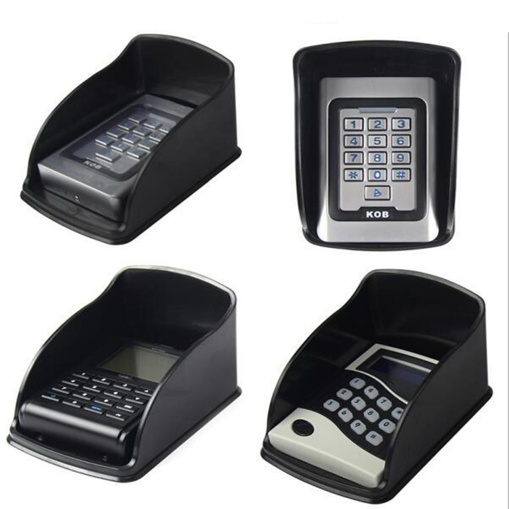 2x Waterproof Protective Case For Digital Fingerprint Access Control Black