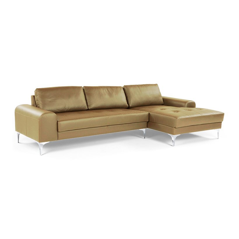 Sofa Da Karaoke Juno Sofa MSDH-169 265 x 150 x 80 (cm) (Vàng đồng)