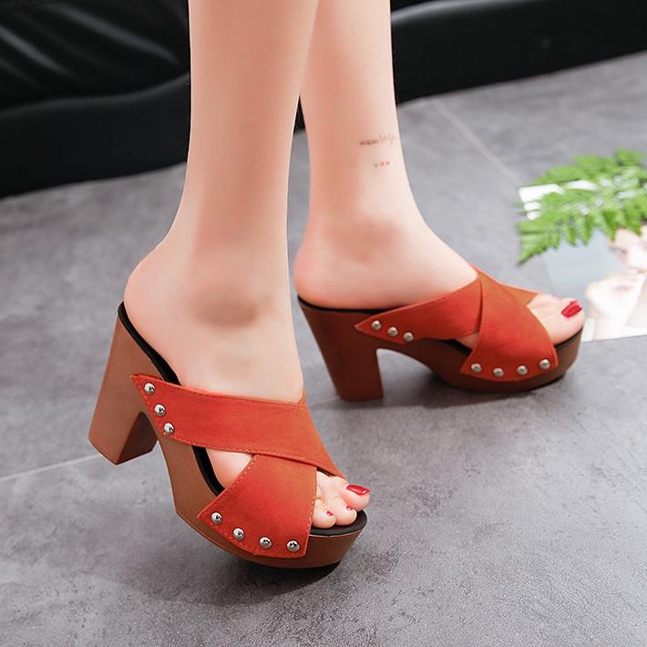 Giày sandal cao gót thời trang dành cho nữ