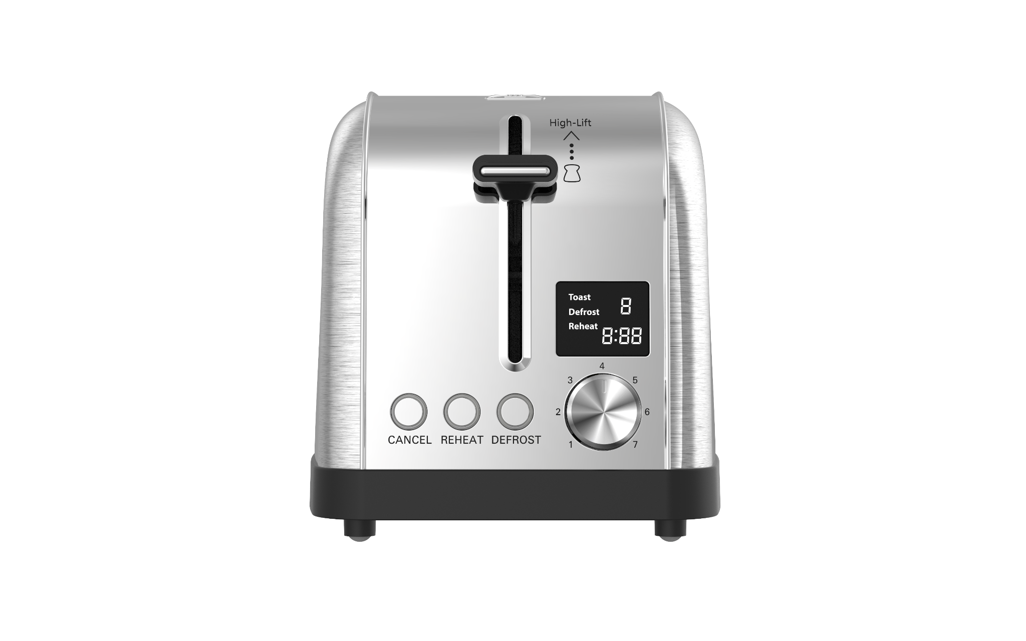 Máy Nướng Bánh Mì 2 Ngăn Inox 430 Hamilton Beach - 015905 - Hàng chính hãng