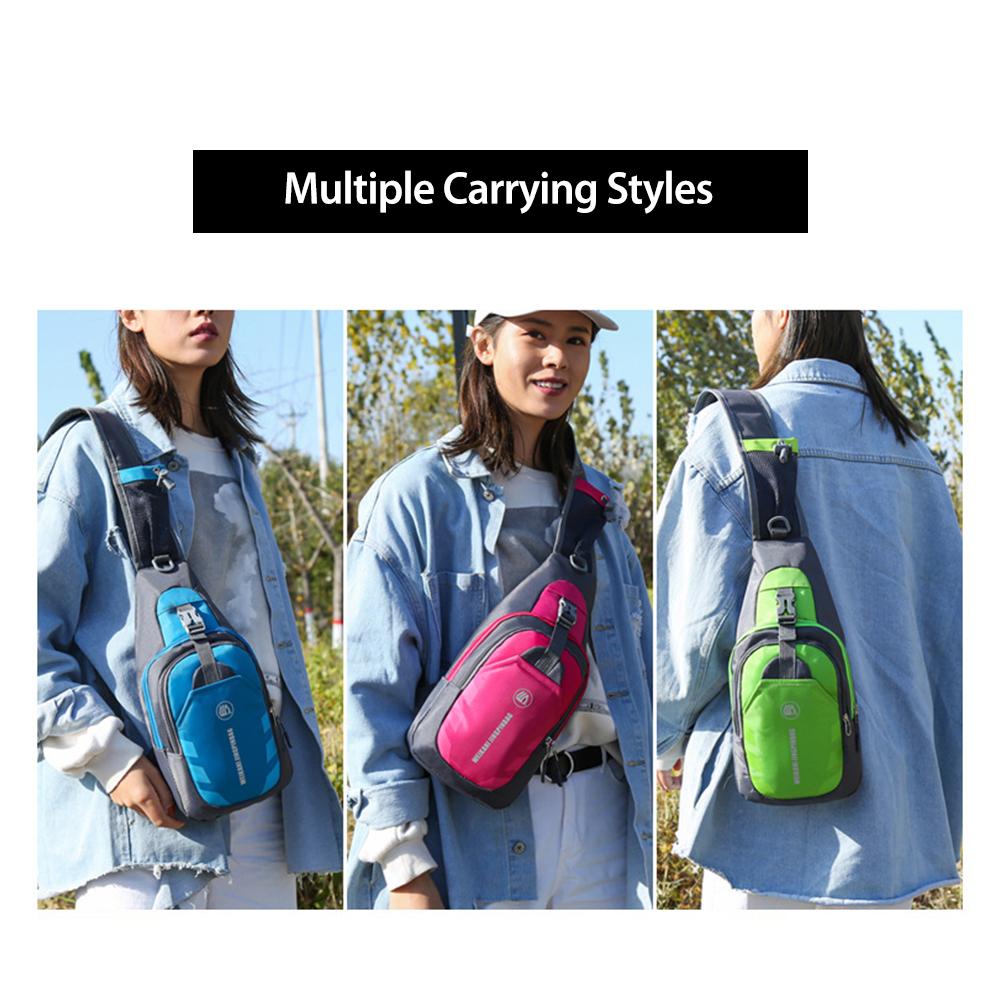 Weikani Sling Bag Chest Pack Causal Crossbody Shoulder Bag Travel Backpack Daypack