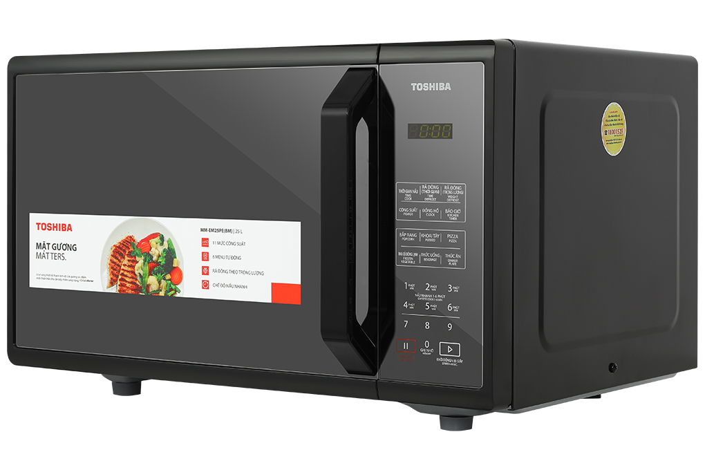 Lò vi sóng Toshiba MM-EM25PE(BM) 25 lít - Hàng Chính Hãng