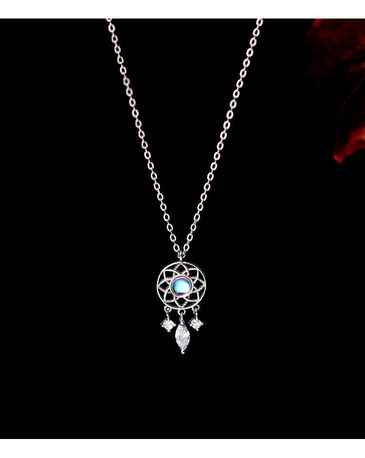 Vòng cổ dreamcatcher , dây chuyền hợp kim bạc 925 dành cho nữ DC05