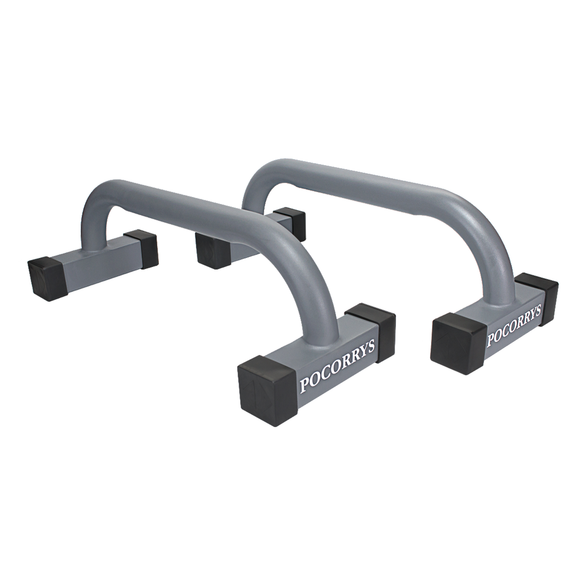 Dụng cụ chống đẩy, hít đất, Parallettes Push up cao 18cm Pocorrys PAP-02, Màu ghi