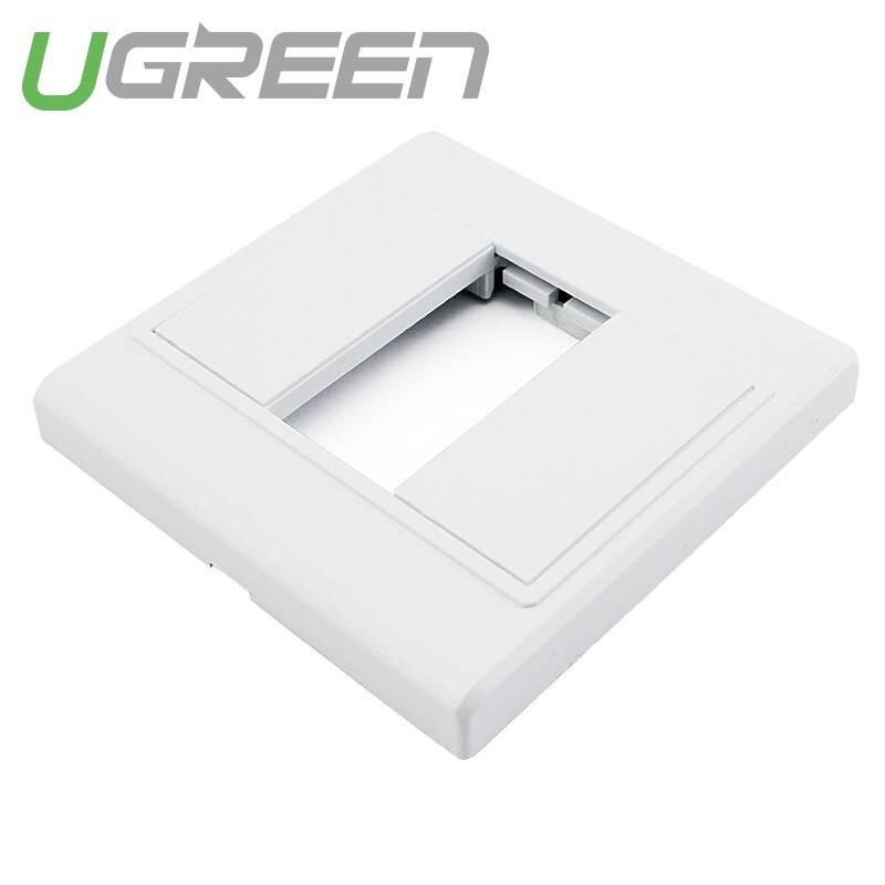 Mặt nạ âm tường VGA, AV, HDMI nhựa PVC màu trắng UGREEN 20316 - Hàng Nhập Khẩu