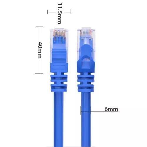 Ugreen UG11204NW102TK 5M Màu xanh Cáp mạng LAN CAT6 UPT - HÀNG CHÍNH HÃNG