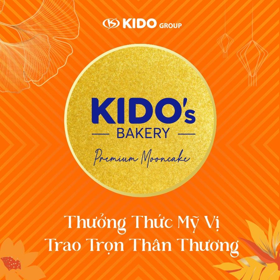 Bánh Trung Thu KIDO's Bakery - Hộp 4 Bánh Đỏ Sang Trọng -180g/bánh