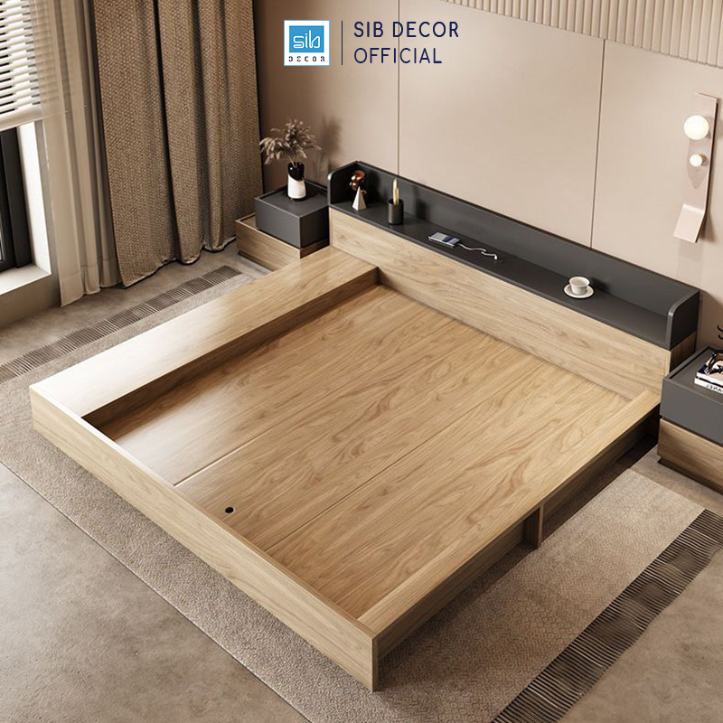 Giường Ngủ Đơn Giản Kiểu Nhật Tatami GN17 SIB Decor