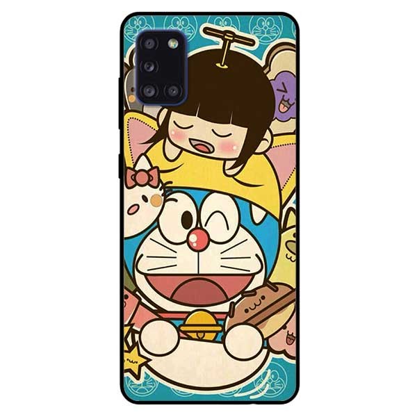 Ốp lưng dành cho Samsung Galaxy A31 mẫu Mèo Máy Nháy Mắt