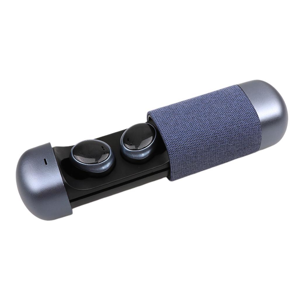 Mini Wireless Bluetooth Earbuds In-Ear Sport Earphone Waterproof Headset Black