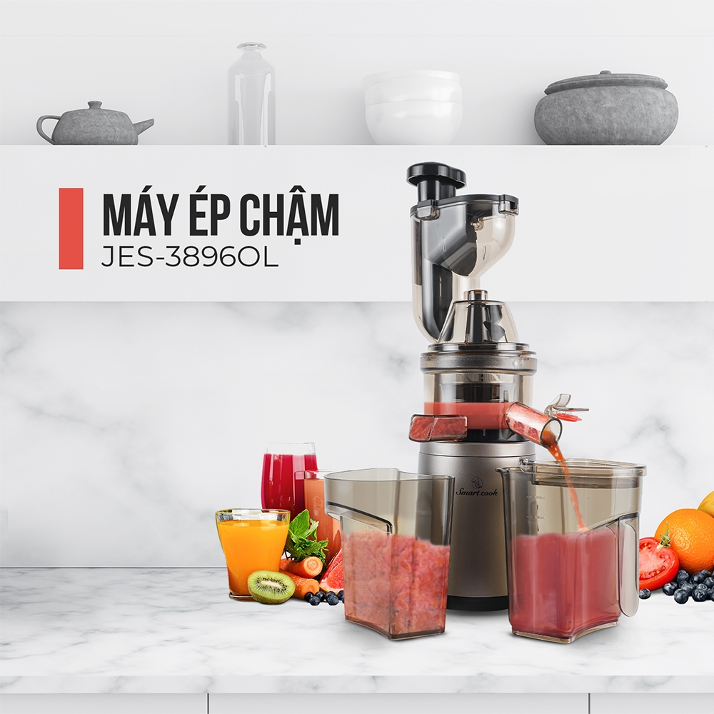 Máy ép chậm  trái cây Smartcook JES-3896-Hàng Chính hãng