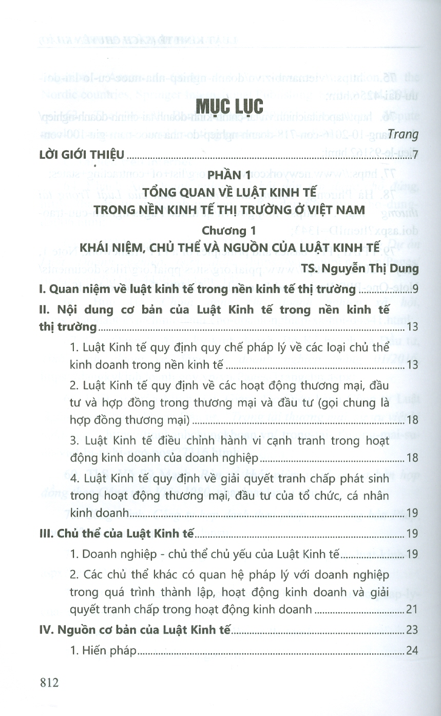 Luật Kinh Tế - Sách chuyên khảo