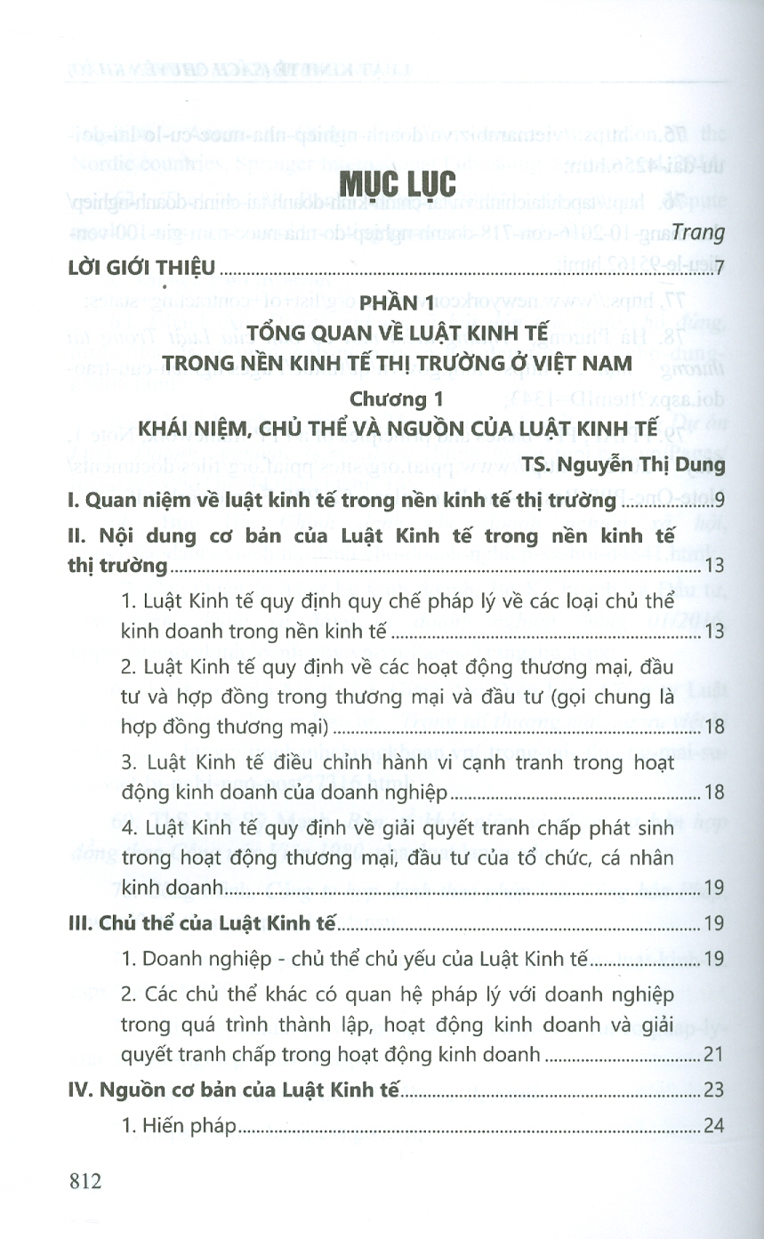 Luật Kinh Tế (Tái bản lần thứ nhất, có sửa đổi, bổ sung) - Sách chuyên khảo