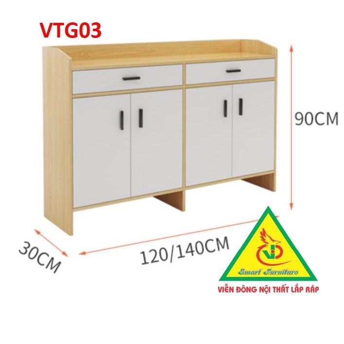 Tủ Giày Hiện Đại Nhiều Ngăn Để Giày, Tiết Kiệm Diện Tích VTG03- Nội thất lắp ráp Viendong Adv