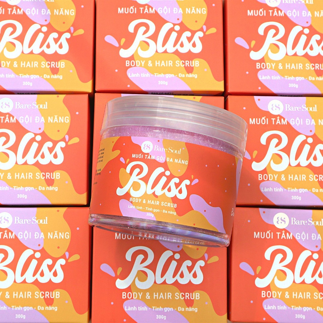 Muối tắm đa năng cho da đầu và cơ thể BLISS Body &amp; Hair scrub