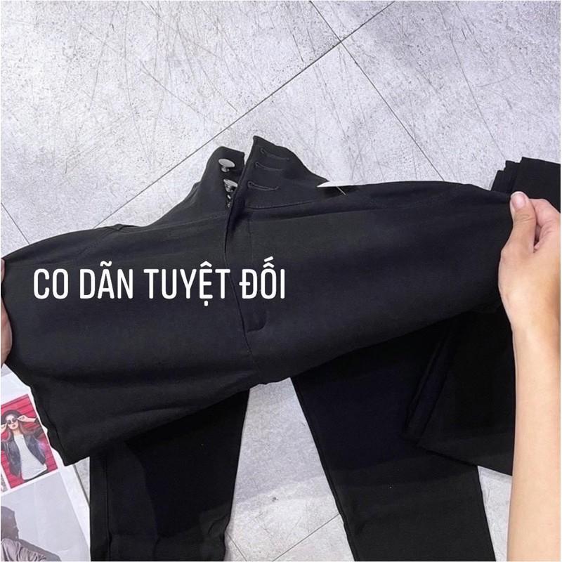 BIGSIZE Quần jeans cạp siu cao 3 nút gen bụng có size đến 95KG