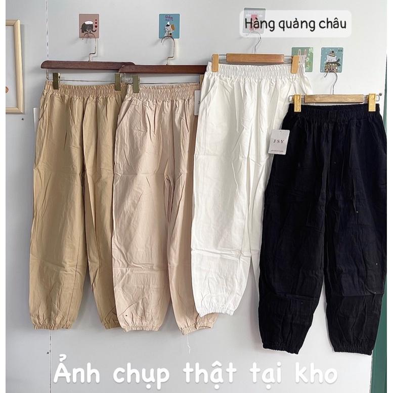 Quần jogger thô hàng Quảng Châu 4 màu