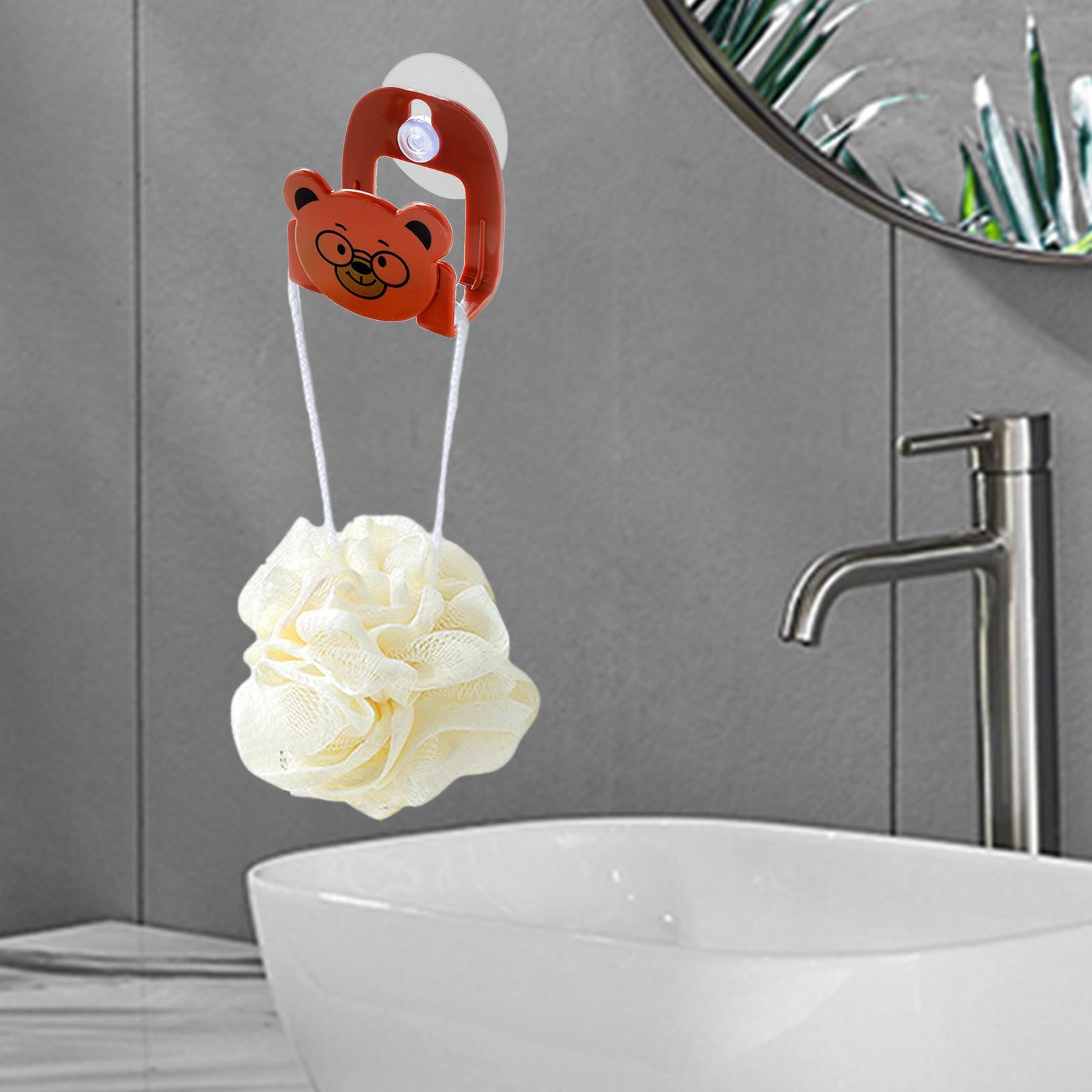 Cartoon Suction Sink Drain Rack Sponge Holder Soap Shelf Hanging Basket