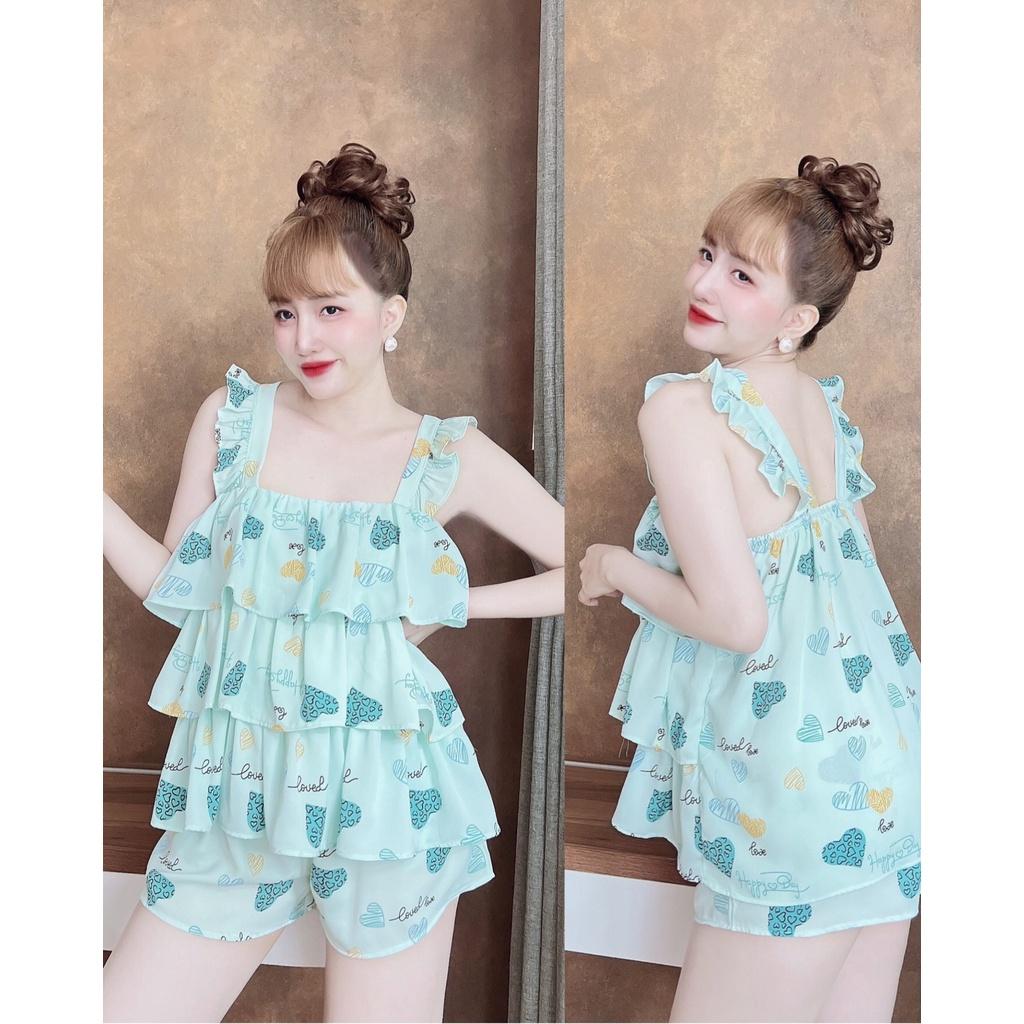 Đồ ngủ sexy nữ, đồ ngủ nữ hai dây sexy gợi cảm chất latin bigsize dưới 65kg