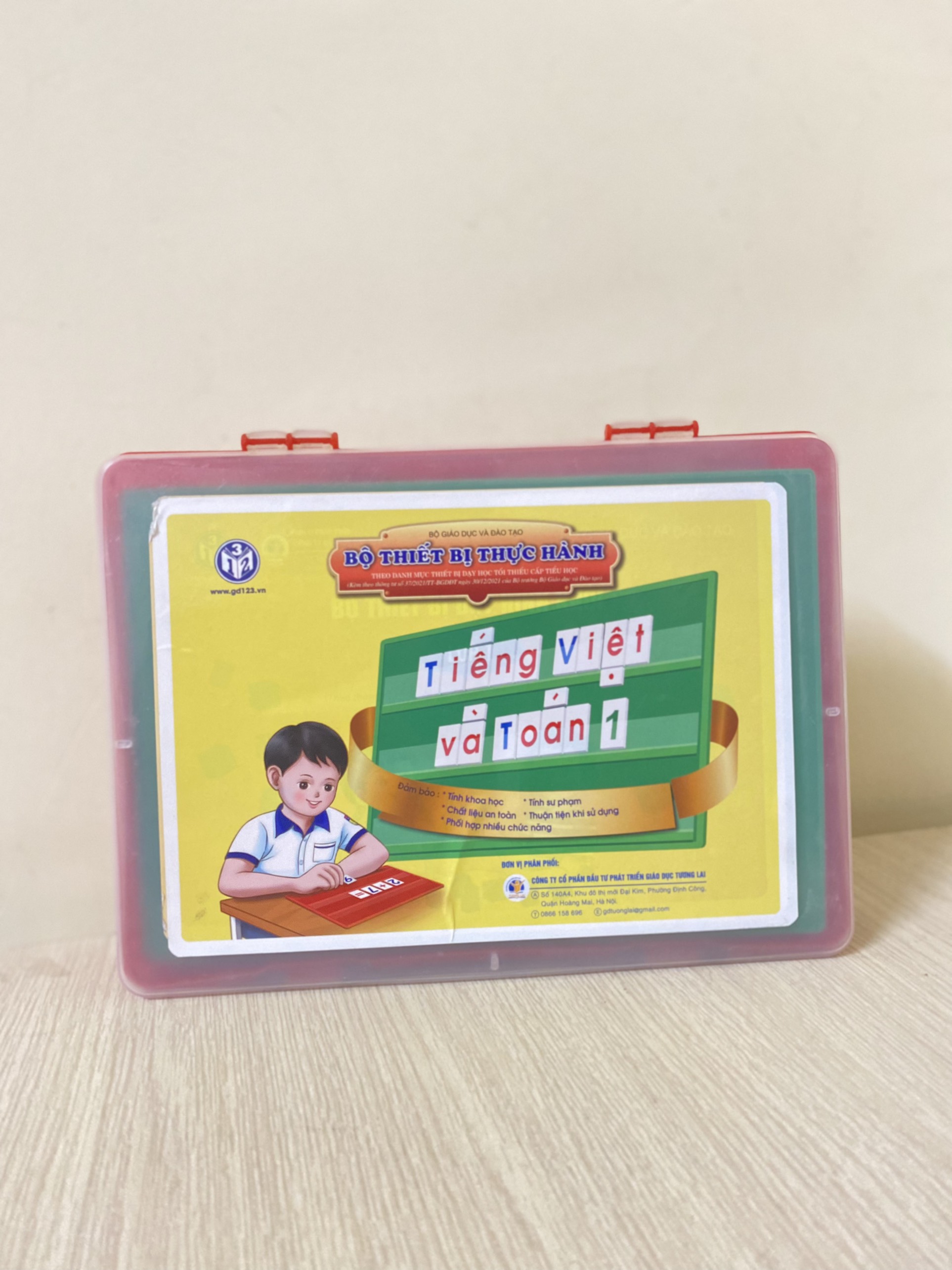 Bộ Thiết bị thực hành Toán - Tiếng việt lớp 1