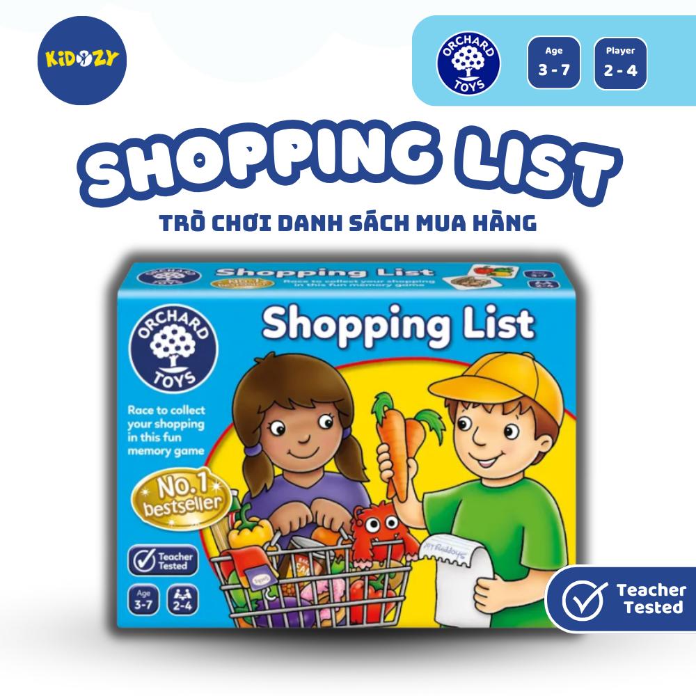 Trò chơi trí tuệ Shopping List - Orchard Toys giúp trẻ phát triển trí tưởng tượng, khả năng ghi nhớ