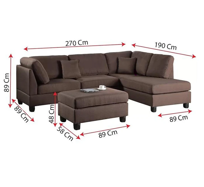 Bàn ghế sofa góc phòng khách Tundo PH-SFGT01-V3 Cao Cấp