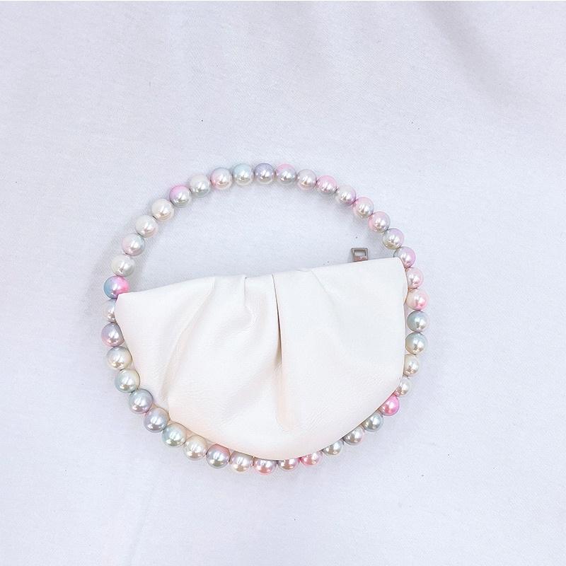 Clutch thời trang đi tiệc- túi xách bán nguyệt ngọc sang chảnh cao cấp